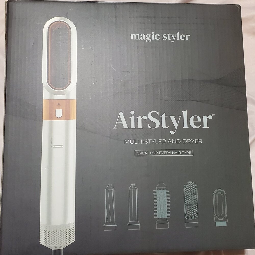 NWT Magic Styler 5-in-1 hot tool curling iron straightener etc.